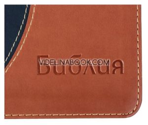 Библия - луксозно издание с двуцветна корица, Библия